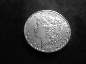 1904 O Morgan Silver Dollar