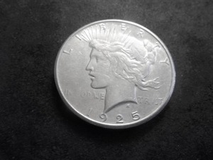 1925 S Peace Silver Dollar