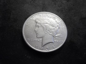 1934 D Peace Silver Dollar
