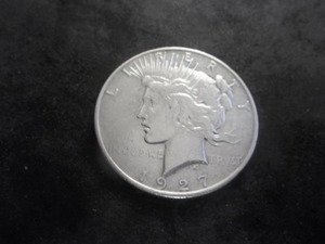 1927 D Peace Silver Dollar