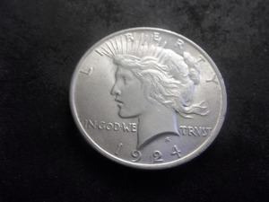 1924 Peace Silver Dollar