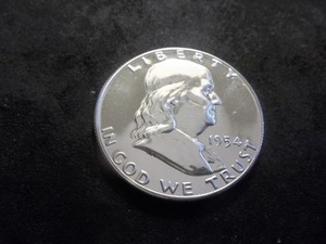 1954 Franklin Proof Half Dollar