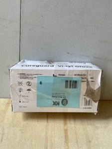 lot 9 image: Unbranded Large Disposable Vinyl Gloves (100-Count) (2 units)