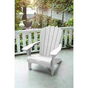 lot 88 image: Keter Troy White Adirondack Chair