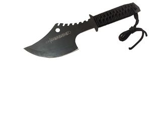 11.5 Defender Tactical Throwing Axe Black with Sheath Ninja Hatchet Knife