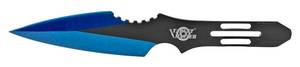 5.5 Full Tang All Metal Throwing Knife Set with Carrying Case - Blue