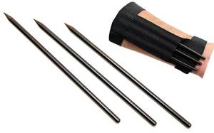 6 Throwing Spike Darts With Wrist Strap