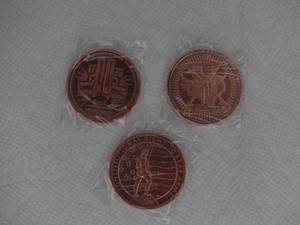 3 1 oz 2nd Amendment Themed Copper Coins