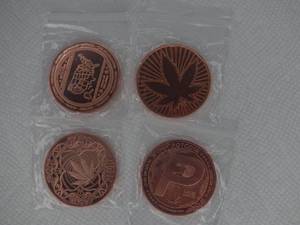 4 1 oz Marijuana Themed Copper Rounds