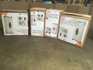 Lot of Assorted Utility Cabinets various models and conditions Customer Returns See Pictures