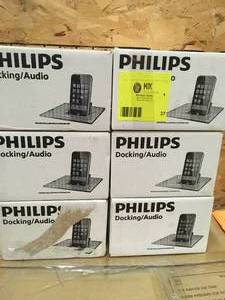 Lot of 6 Phillips Docking Audio units
