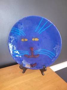 lot 21 image: Jan W. Lindshammar Glass Charger