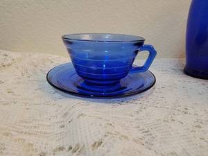 lot 28 image: Vintage Cobalt Glass Collection