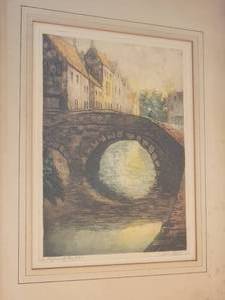 lot 54 image: Idyllic Fine Art Print - 110 Styarimel Bridge