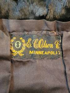 lot 56 image: Black Fur Handwarmer and Shawl