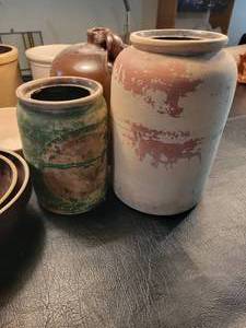 lot 61 image: Large Earthenware Crocks
