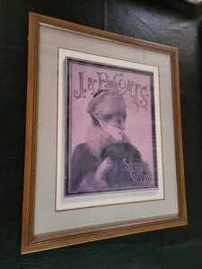 lot 45 image: J. & P. Coats Spool Cotton Advertising Print