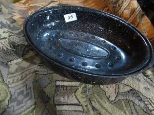 Enamelware Roast Pan