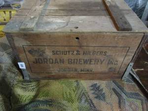 Jordan Brewing Wood Crate