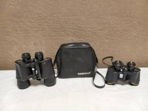 lot 46 image: (2) BINOCULARS