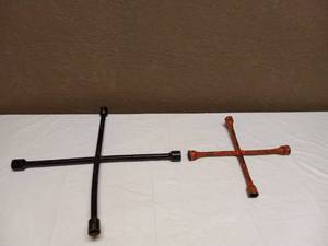 lot 41 image: (2) FOUR WAY TIRE IRON