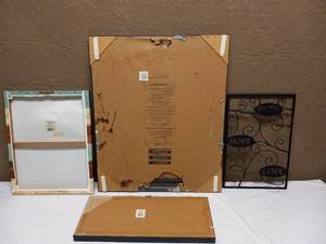 lot 66 image: (4) HOME DECOR ITEMS