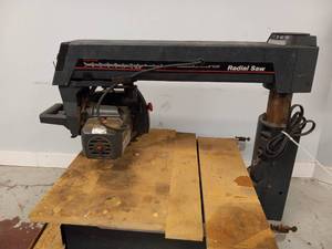 lot 123 image: CRAFTSMAN 10 RADIAL ARM SAW WITH STAND