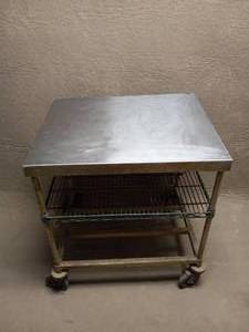 lot 136 image: (2) ROLLING STORAGE RACKS
