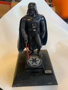 VINTAGE STAR WARS DARTH VADER TALKING LIGHT SOUND, PIGGY BANK, 1996