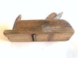 ANTIQUE WOOD BLOCK PLANE 8 916 INCH LONG