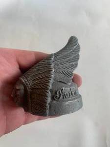 INDIAN MOTORCYCLE ALUMINUM PAPERWEIGHT