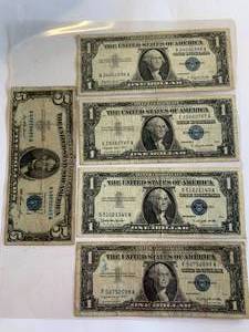 LOT OF SILVER CERTIFICATES