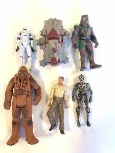 LOT OF SIX VINTAGE STAR WARS FIGURES