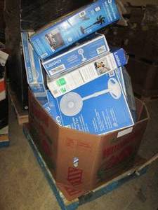 lot 34 image: pallet of fans all need some sort o...