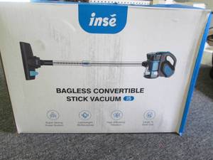lot 68 image: inse bagless convertible stick vacu...