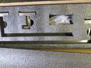 lot 76 image: stainless steel towel bar set ...