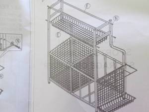 lot 107 image: sports equipment storage organizer ...