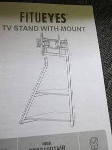 lot 108 image: tv stand with mount ...