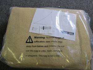 lot 131 image: 16 x 16 x 16 shade sail ...