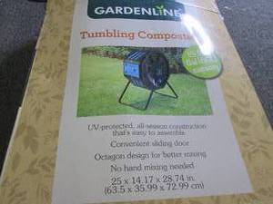 lot 137 image: tumbiling composter open box ...