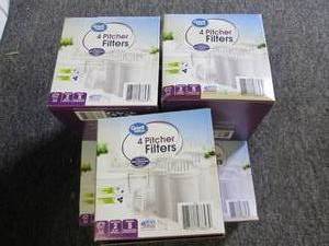 lot 154 image: 7 packages of 4 great value pitcher...