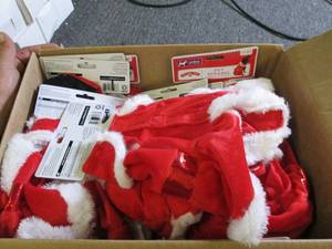 lot 163 image: box of christmas dog apparel ...