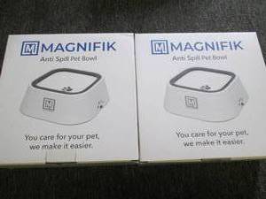 lot 173 image: 2 magnifik anti spill pet bowls ...