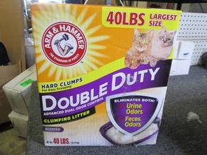 lot 192 image: 40lbs arm and hammer double duty cl...