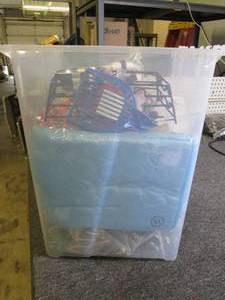 lot 200 image: tote full of dog and cat items ...