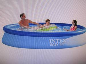 lot 224 image: intex easy set 12 foot x 30 inch ro...