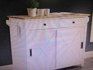 lot 231 image: crosley laurel kitchen island cart ...