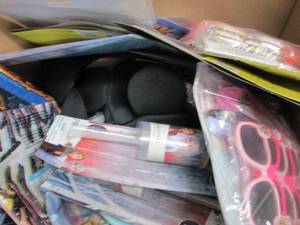 Box of Kid Party Supplies...