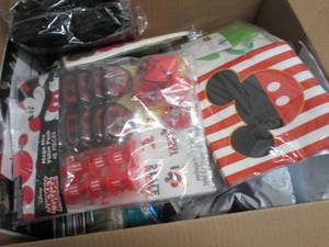 Box of Party Supplies...