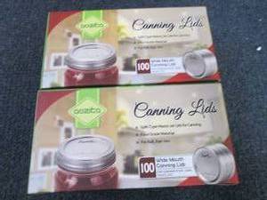 2- 100 ct pks Aozita Wide Mouth Can...